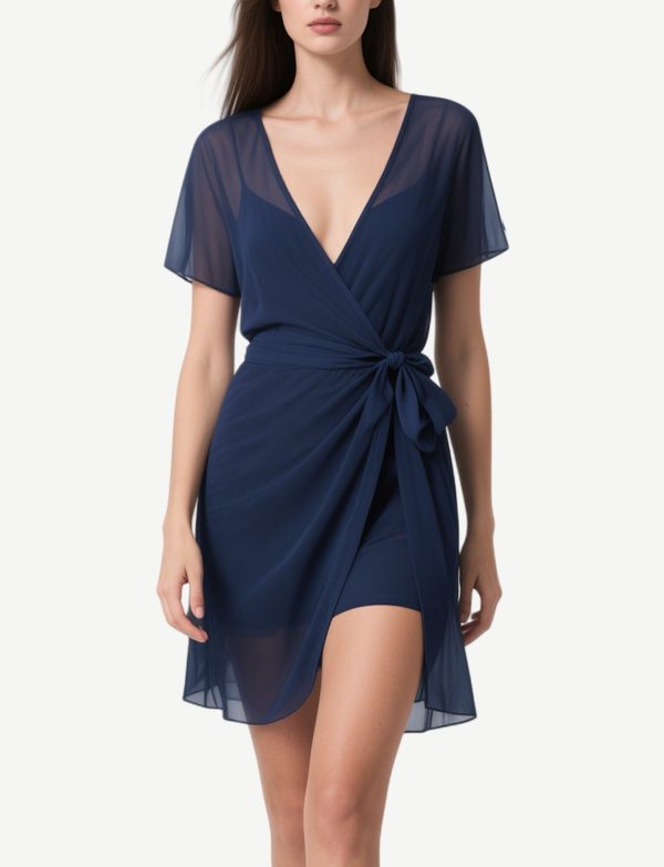 womens-elegant-solid-color-breathable-blouse-mini-skirt