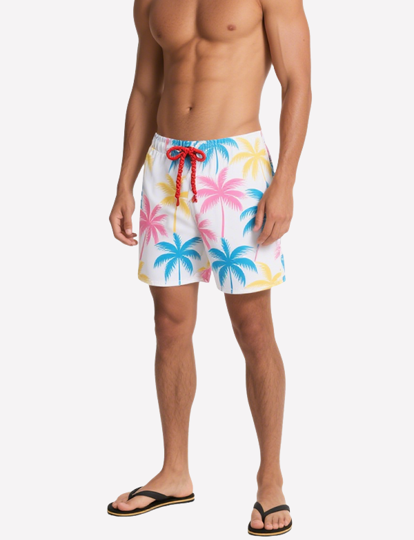 mens-summer-swimwear-drawstring-shorts