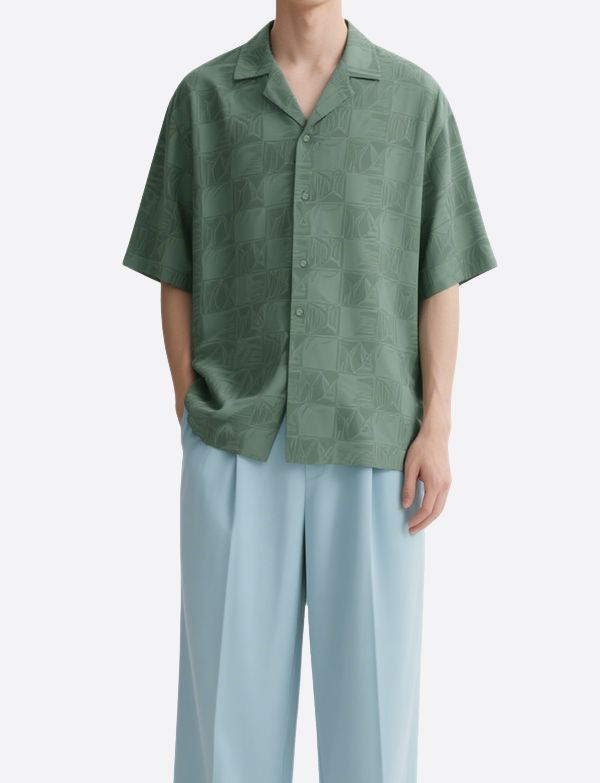 mens-casual-button-down-printed-shirt