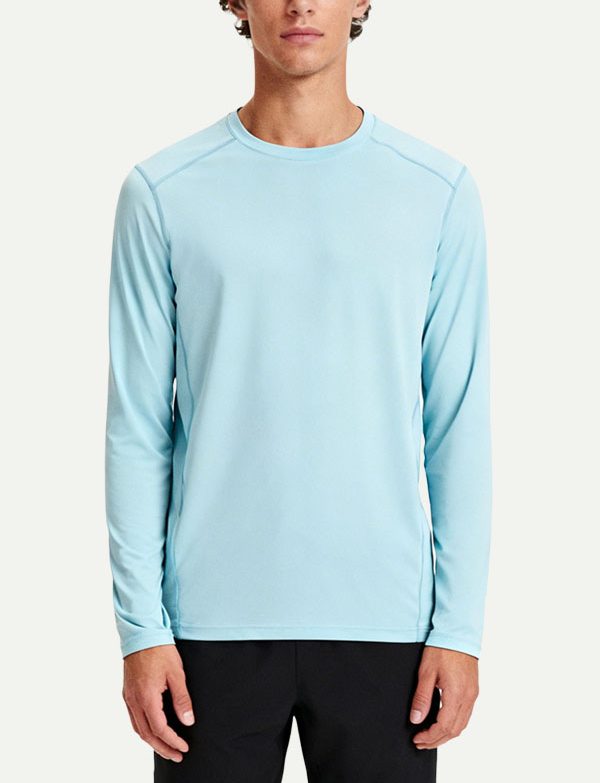 mens-solid-color-crew-neck-long-sleeve-rash-vest